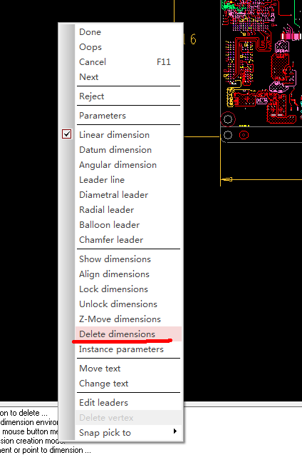 allegro删除标注尺寸，小北设计