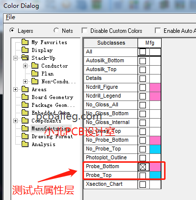 Allegro PCB增加测试点方法