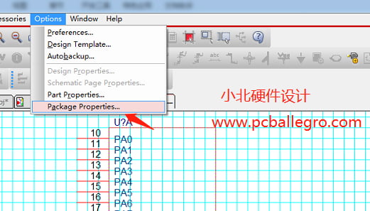 Orcad中怎么添加pcb封装及批量修改pcb封装及属性