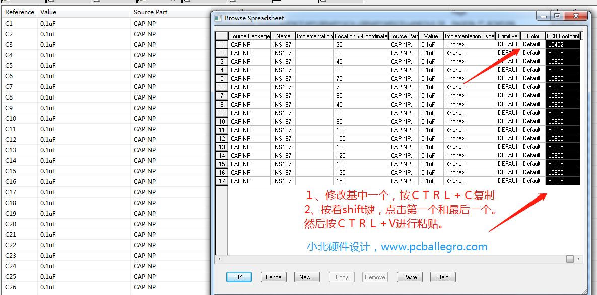 Orcad中怎么添加pcb封装及批量修改pcb封装及属性