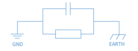 静电泄放阻容网络 