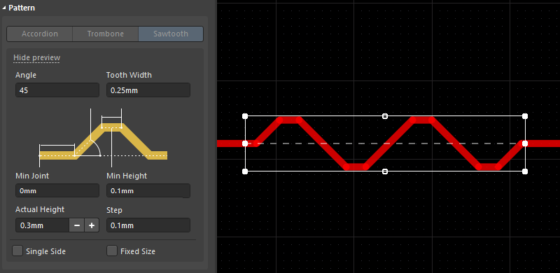 Altium Designer PCB蛇型等长走线的一些技巧,第三节,选择等长调整模式
