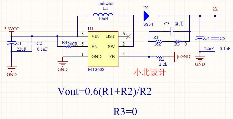 ​MT3608升压块模电路原理图及引脚参数等资料