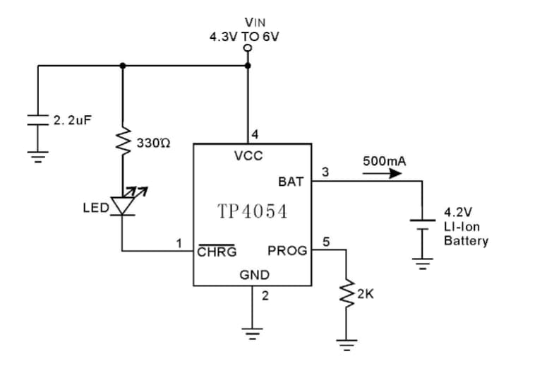 TP4054是SOT23-5封装，集成电路恒压，电流源