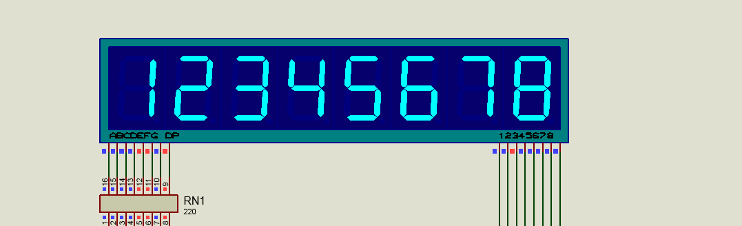 1-8单片机数码管显示